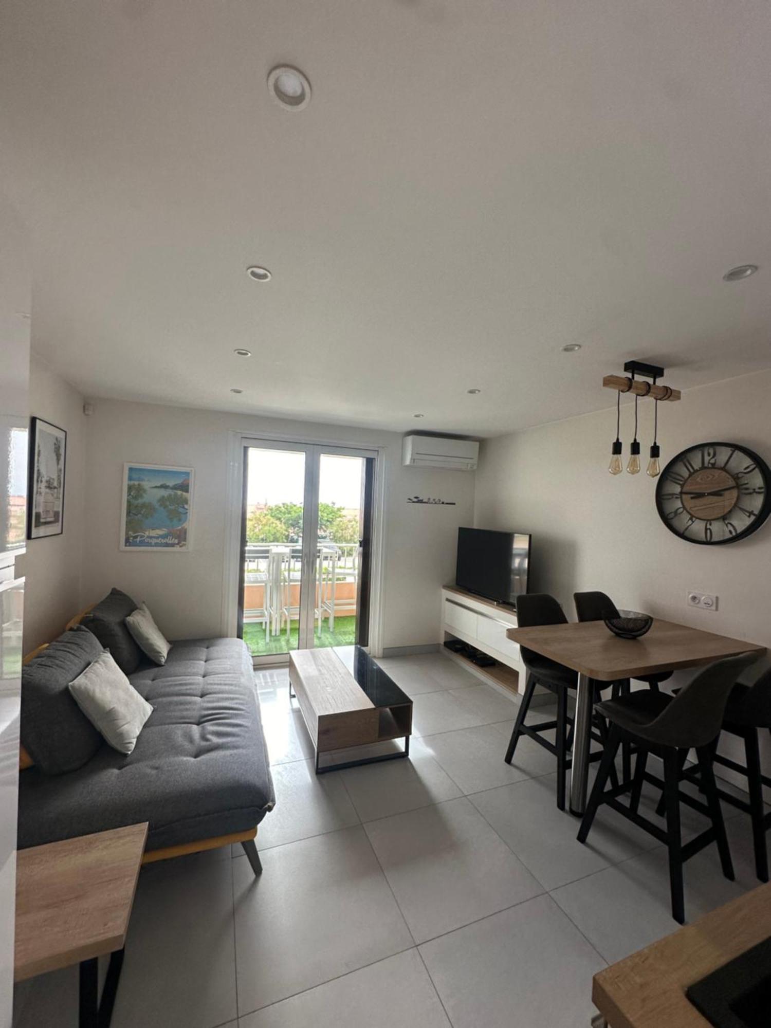 T2 Hyeres La Bergerie Vue Mer 50 M De La Plage エクステリア 写真